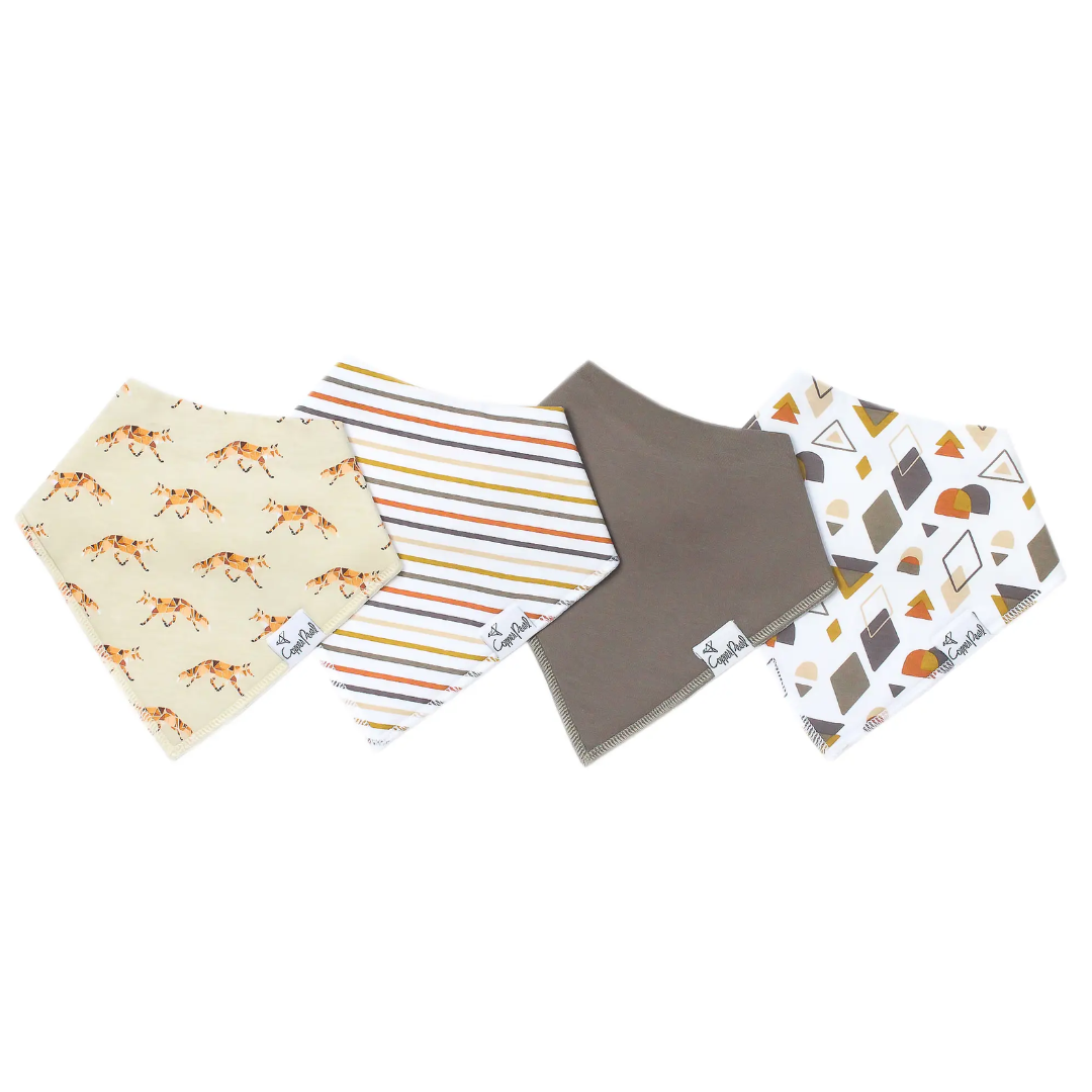 Copper Pearl Bandana Bibs / Swift
