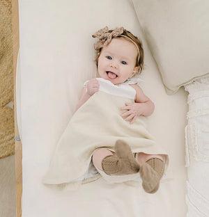 Lace Bow Headband - Latte