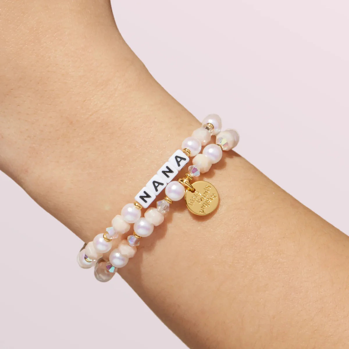 Little Words Project Nana Class Act Bracelet / White