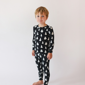 Posh Peanut Long Sleeve Pajama Set / Glow in the Dark Ghostly