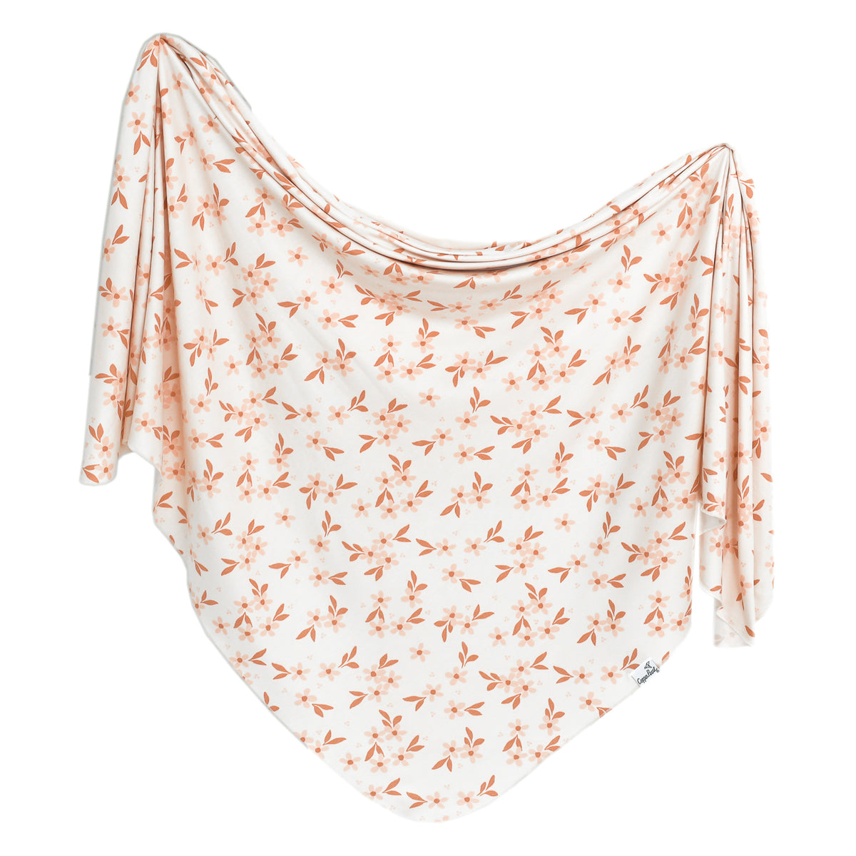 Copper Pearl Knit Swaddle Blanket / Rue