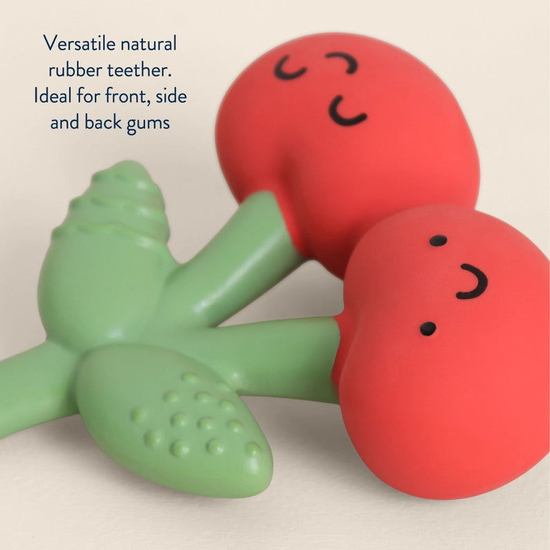 Itzy Bitzy Comfort Crew Teether - Cherries
