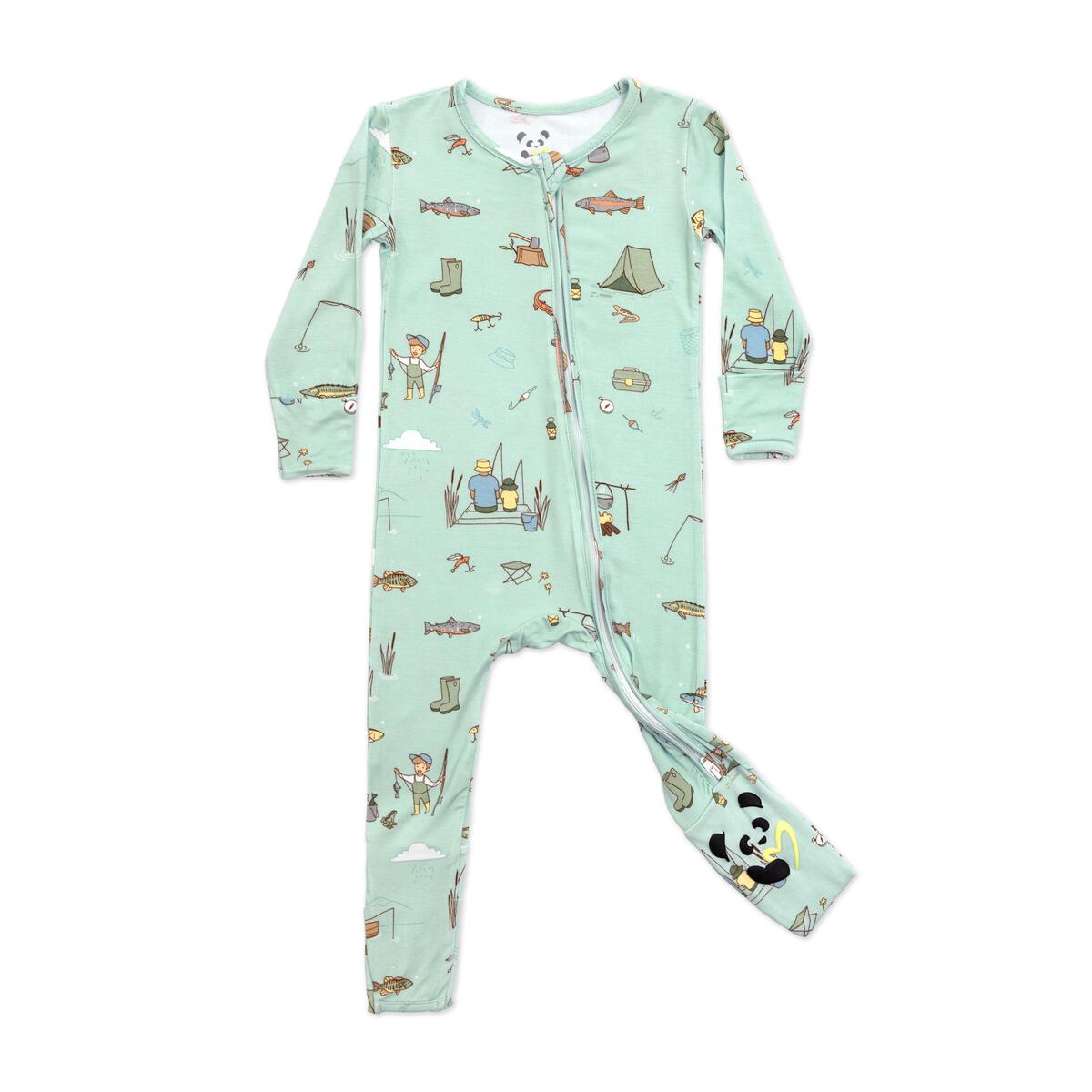 Bellabu Bear Convertible Footie / Fishing