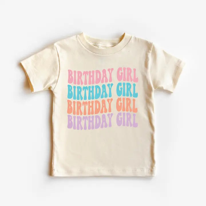Birthday Girl Graphic Tee / Pastel