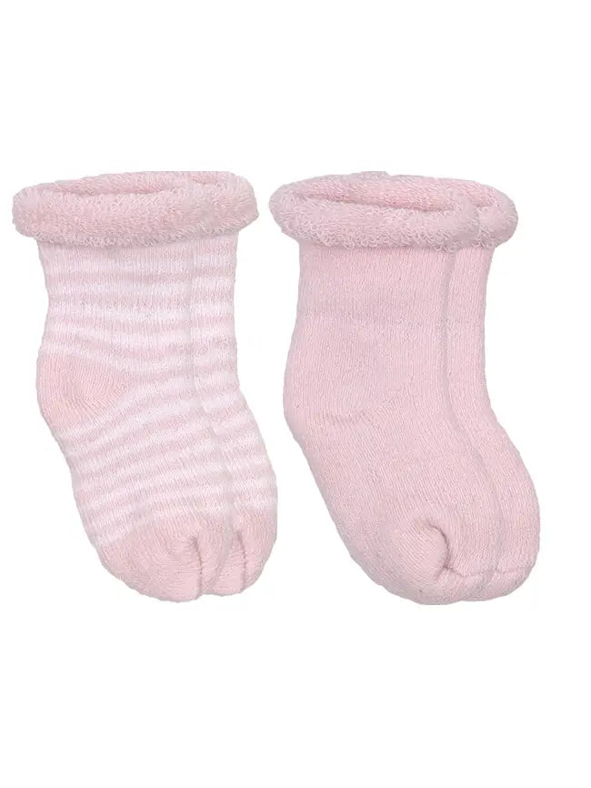 Kushies Terry Socks 2-Pack / Pink
