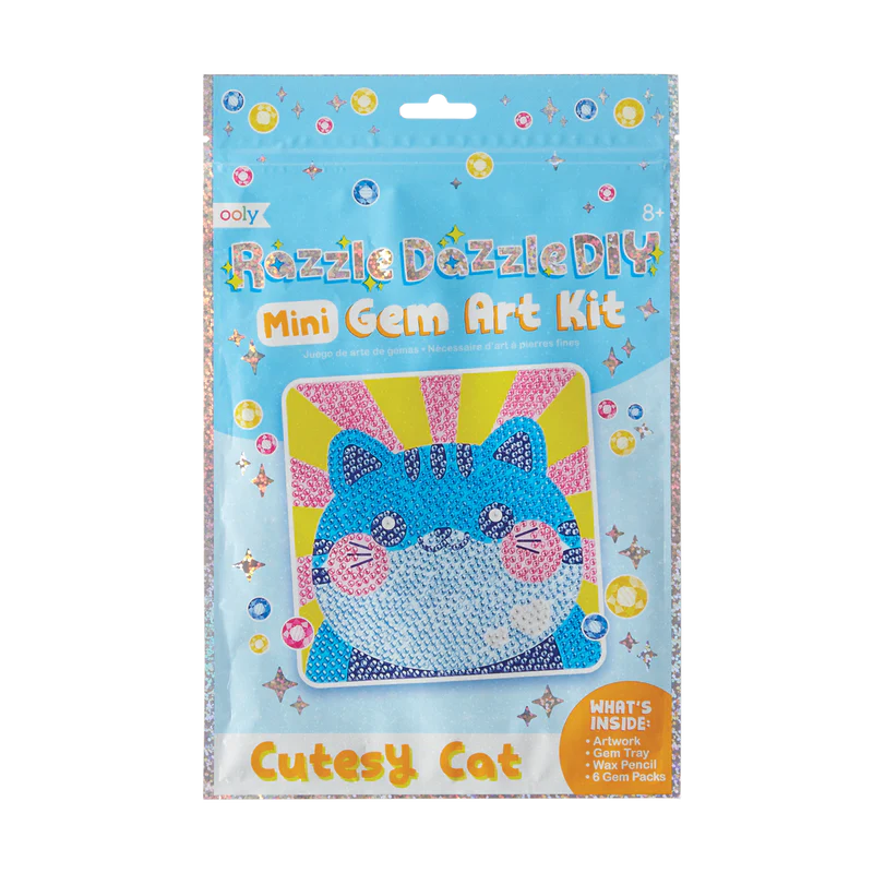 Ooly Razzle Dazzle D.I.Y. Mini Gem Art Kit / Cutesy Cat