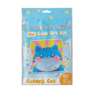 Ooly Razzle Dazzle D.I.Y. Mini Gem Art Kit / Cutesy Cat