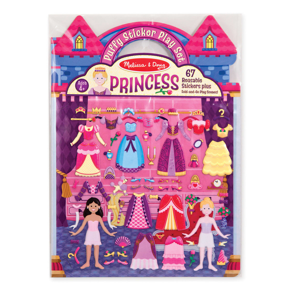 Melissa & Doug Puffy Sticker Play Set / Princess