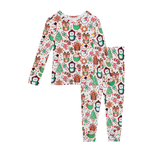 Posh Peanut Long Sleeve Pajama Set / Cookie Medley