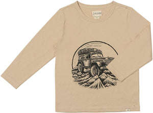 Me & Henry Cherokee Long Sleeve Tee / Tan Jeep