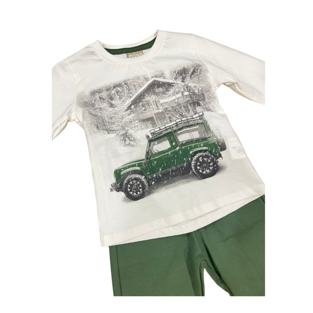 Winter Jeep Long Sleeve + Pants Set