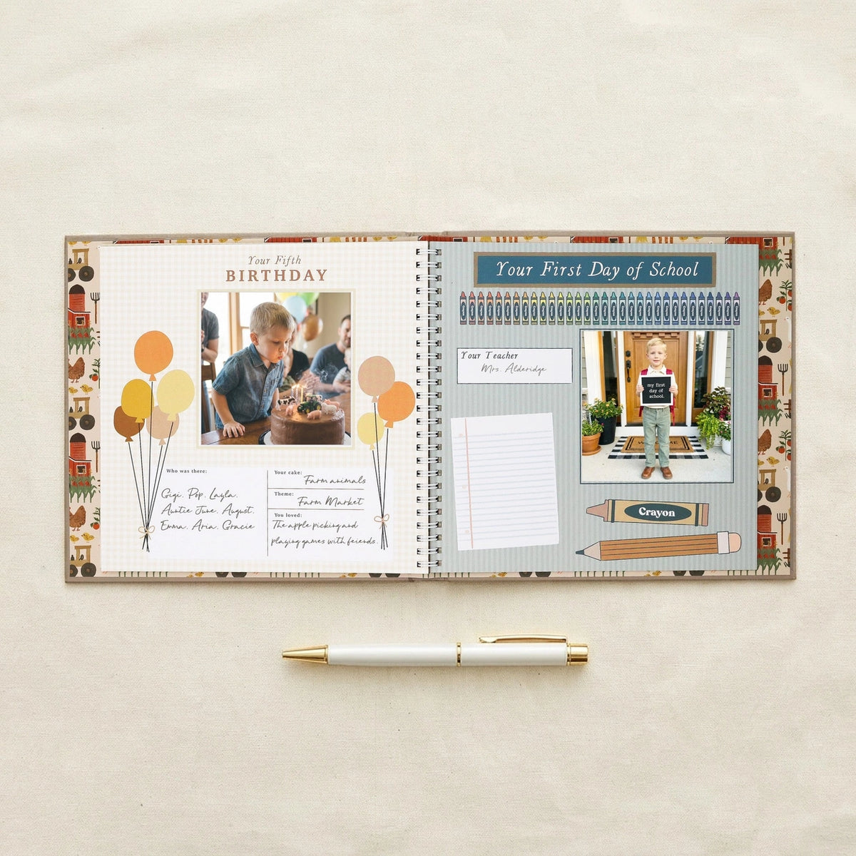 Lucy Darling Baby Memory Book / Little Farmer