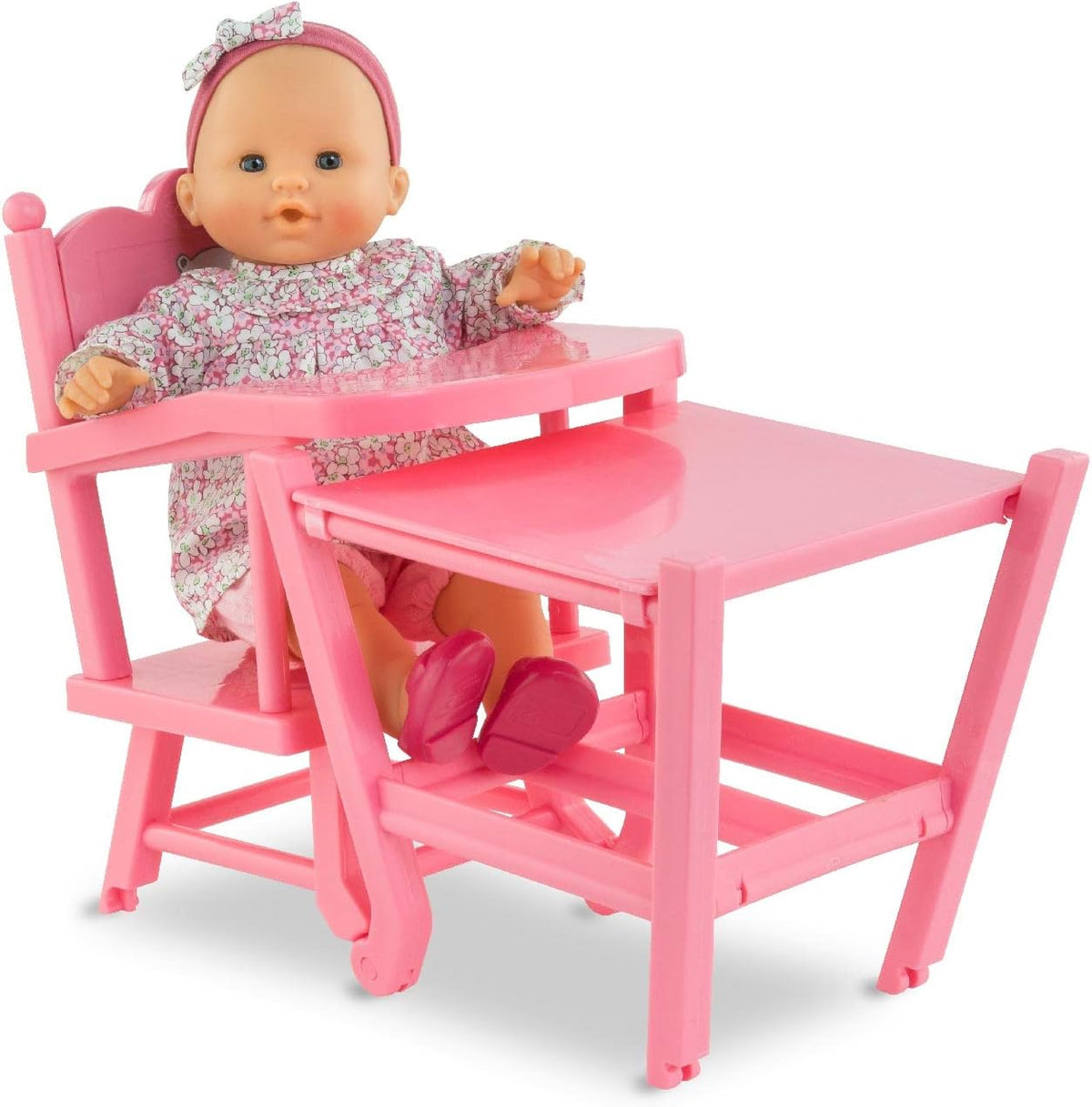 Corolle Baby Doll 2-in-1 Highchair / Pink