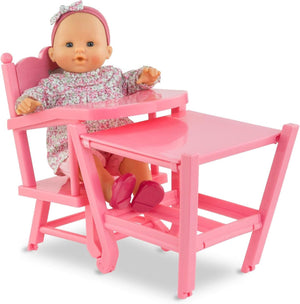 Corolle Baby Doll 2-in-1 Highchair / Pink