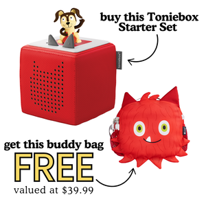 Tonies Toniebox Playtime Starter Set with FREE Buddy Bag