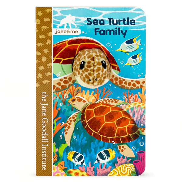 Jane & Me Sea Turtle Family Finger Puppet Board Book