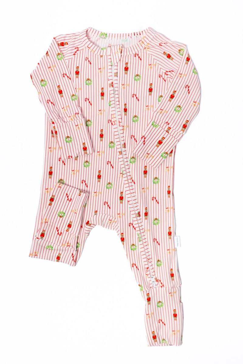 Convertible Zip Sleep Romper / Christmas