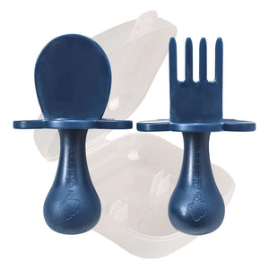 grabease Ergonomic Toddler Fork & Spoon Set