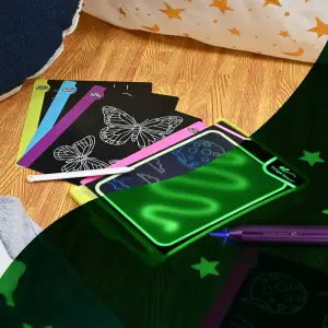 Boogie Board Magic Sketch Glow Kids Drawing Kit / Green