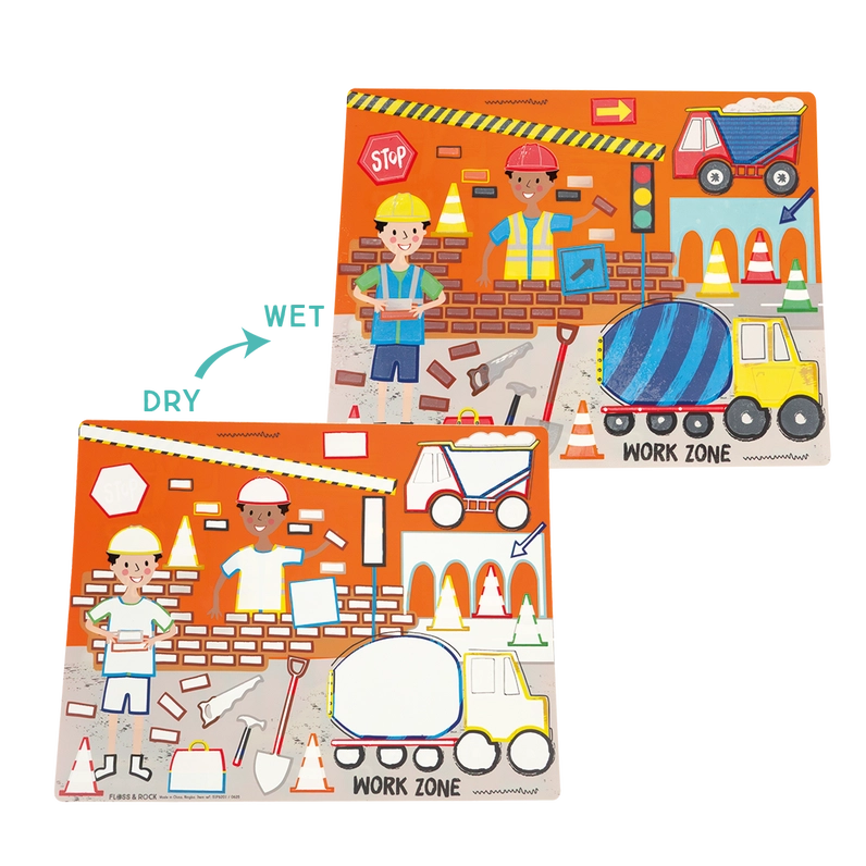 Magic Water Placemats / Construction