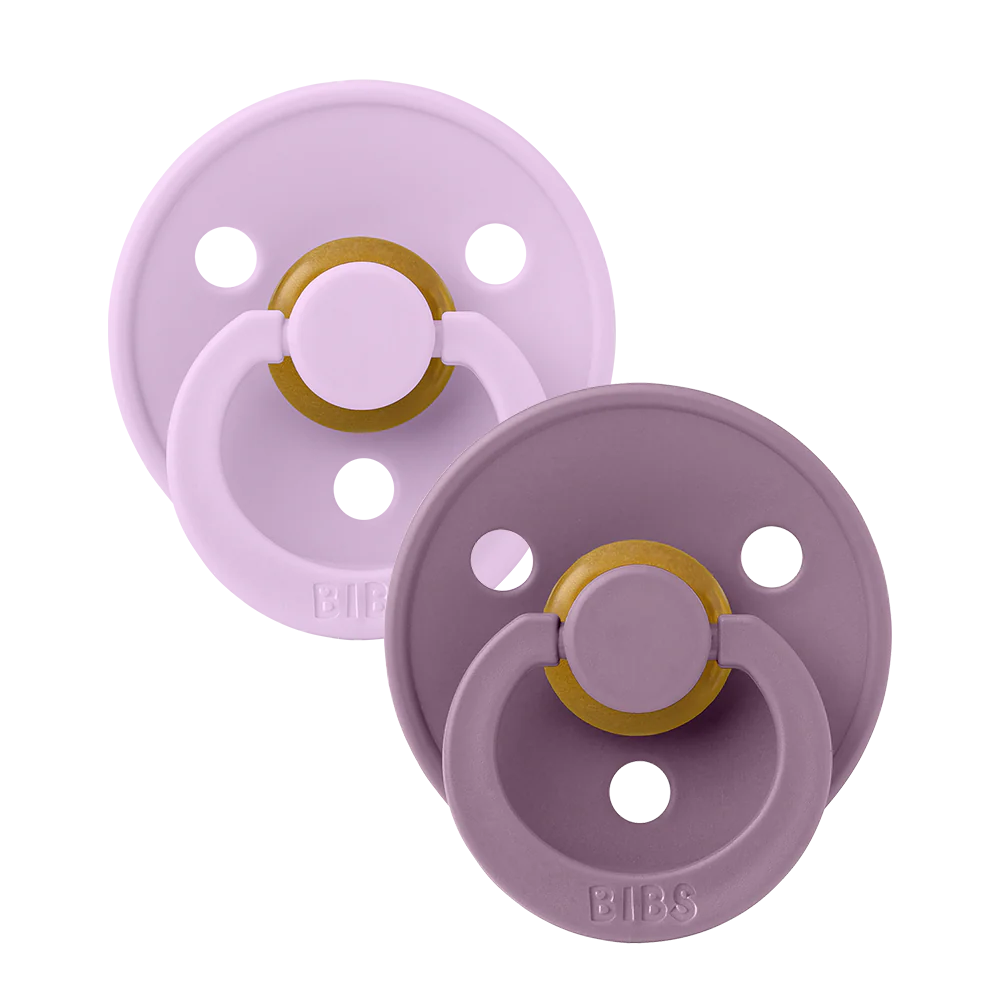BIBS Round Pacifier 2-Pack / Size 2 (6-18 Months)
