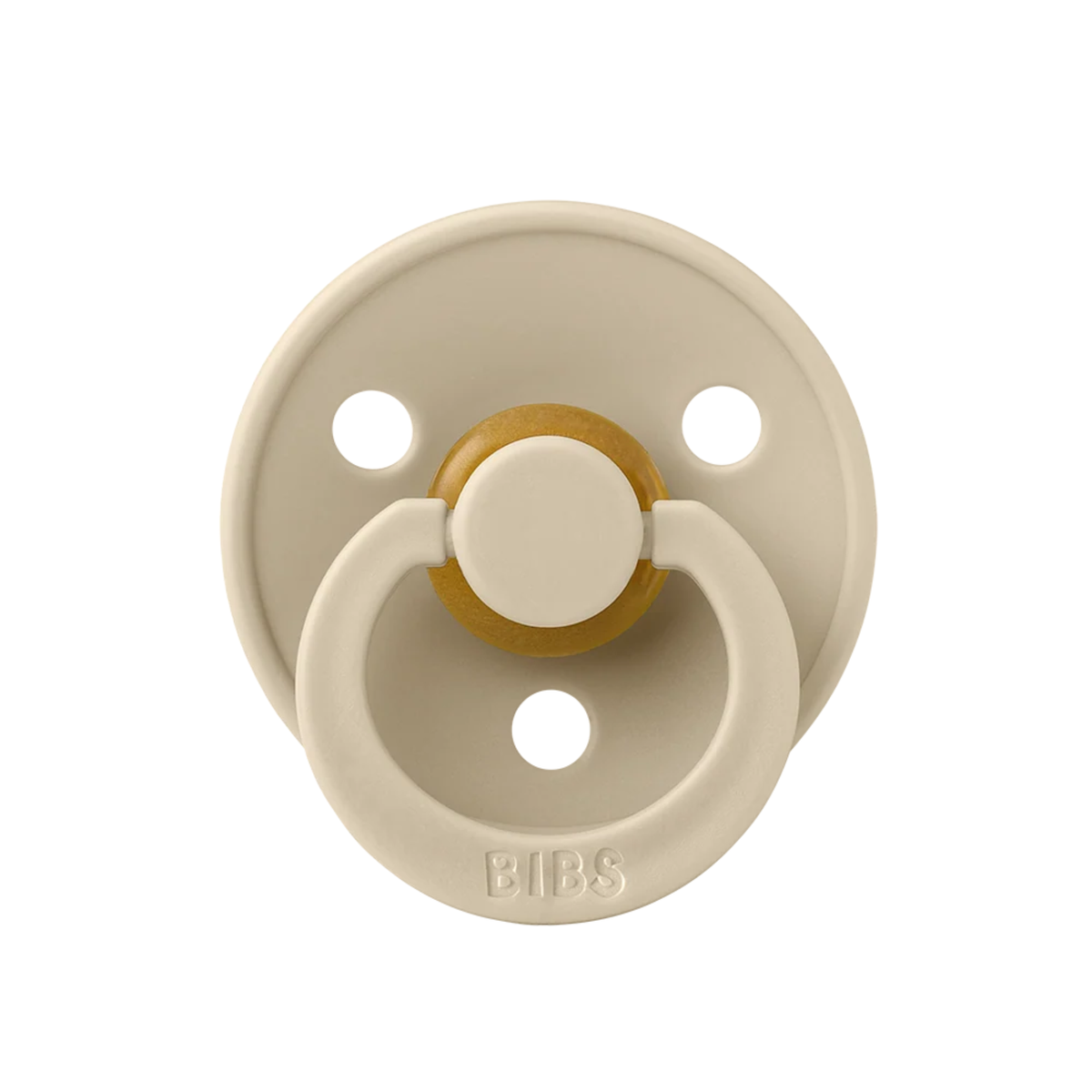 BIBS Round Single Pacifier / Size 1 (0-6 Months)