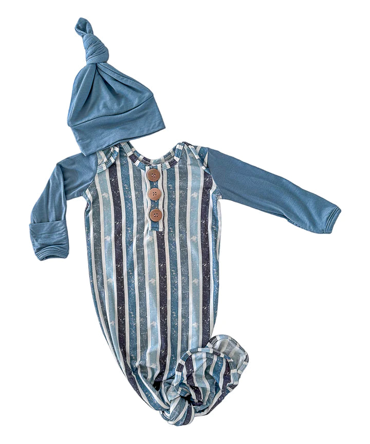 Hendrix Knotted Baby Gown