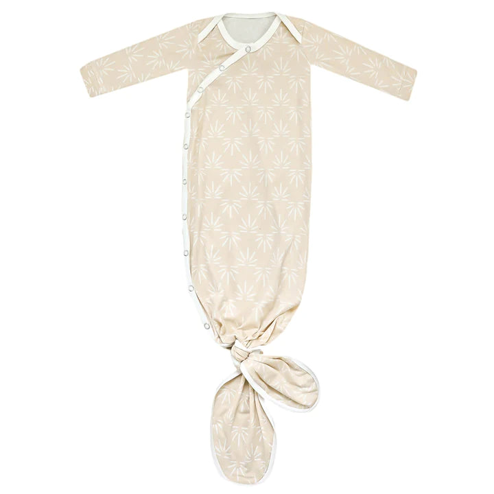 Copper Pearl Newborn Knotted Gown / Sol