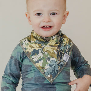 Copper Pearl Bandana Bibs / Hunter