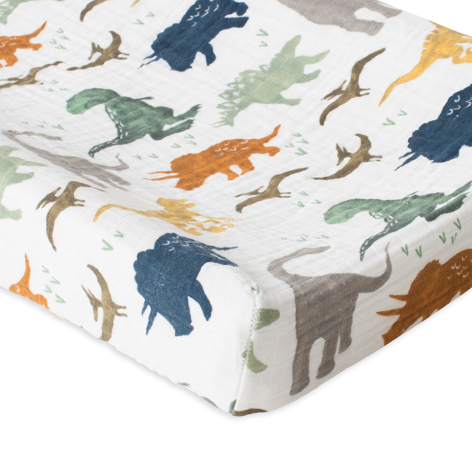 Little Unicorn Cotton Muslin Changing Pad Cover / Dino Friends