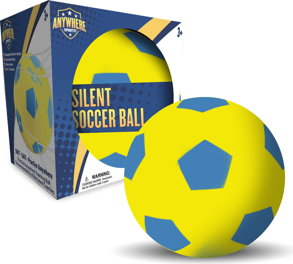 Anywhere Sports Silent Soccer Ball - 8"