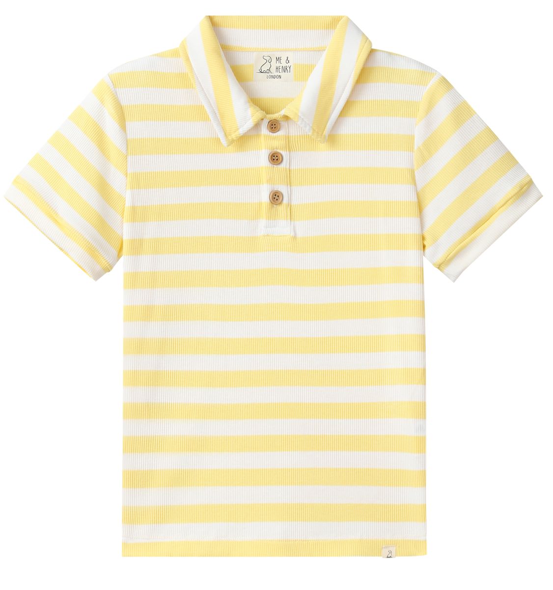 Me & Henry Shipping Polo / Lemon Stripe