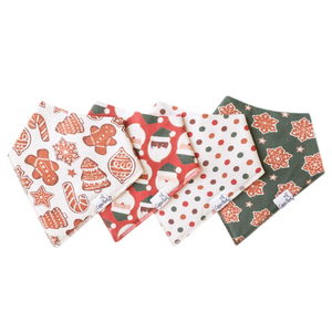 Copper Pearl Bandana Bibs / Gingerbread