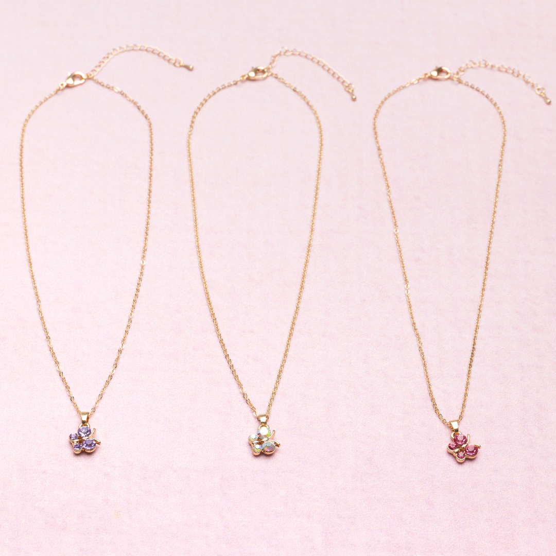 Butterfly Jewel Necklace - Assorted