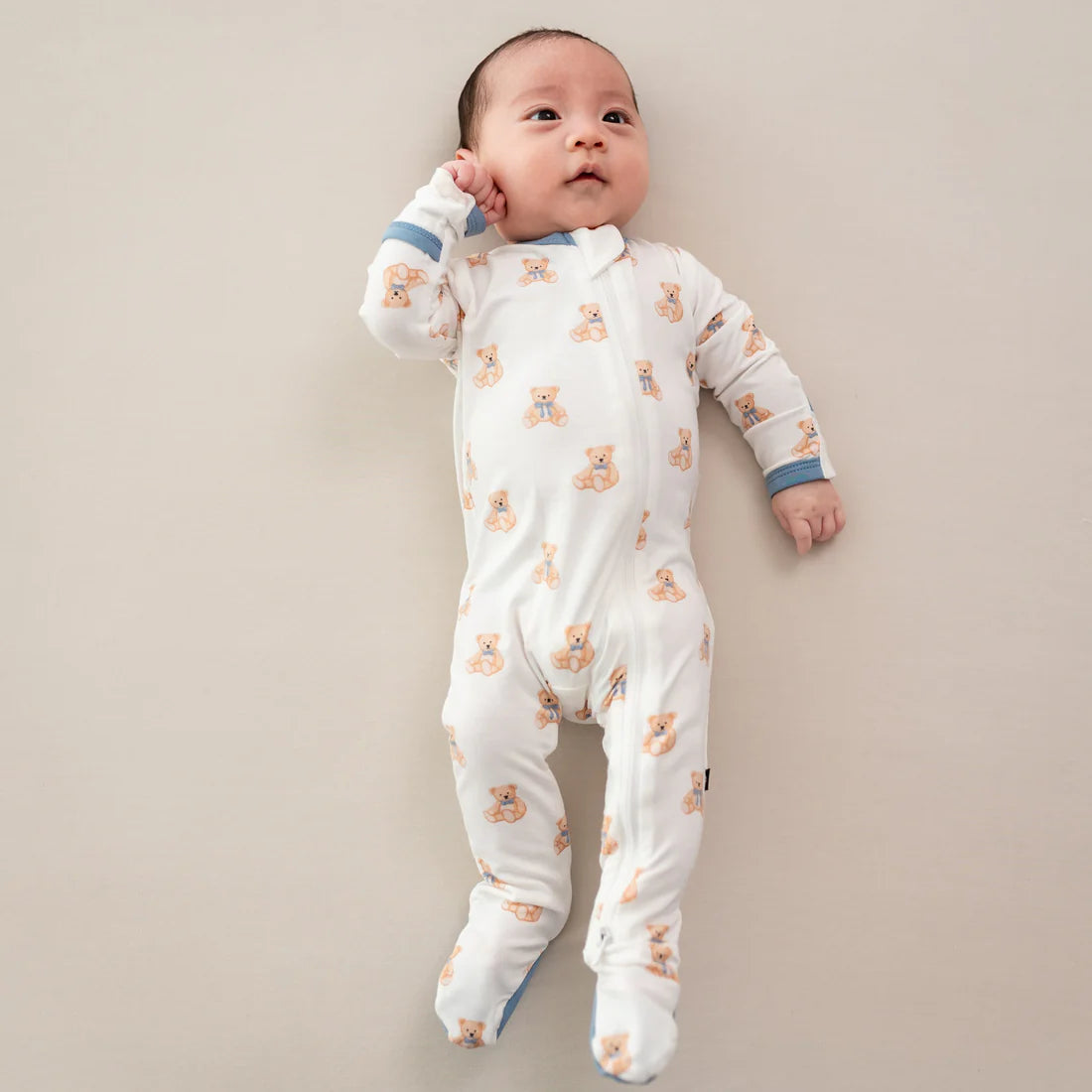 Kyte Baby Zippered Footie / Teddy Bear