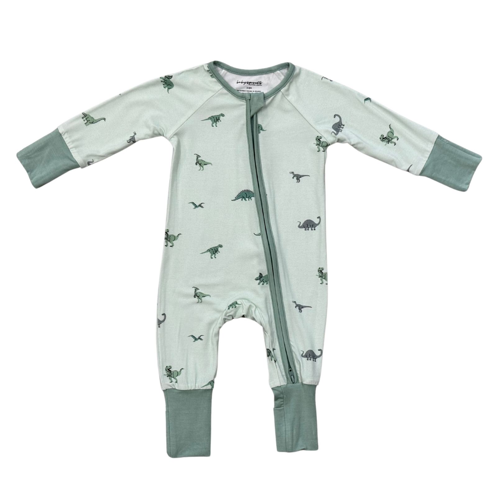 Babysprouts Zip Romper / Dinosaurs