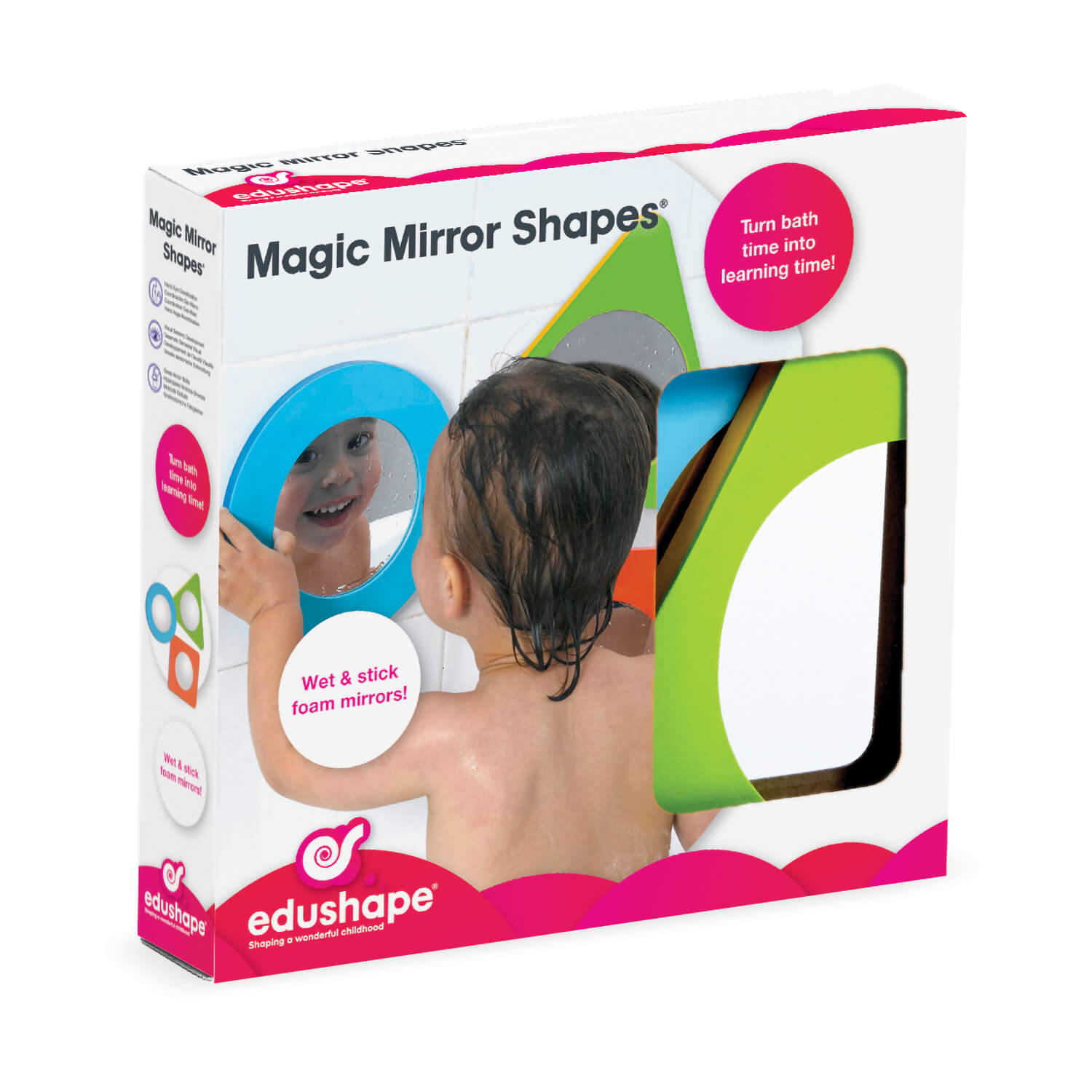 Bath Time Magic Mirror Shapes Set