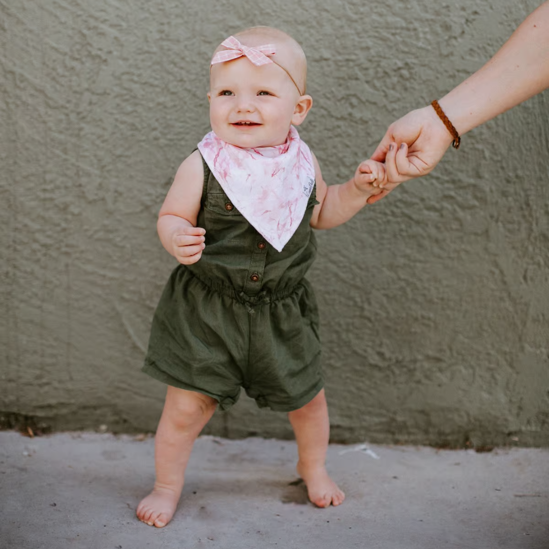 Copper Pearl Bandana Bibs / Enchanted
