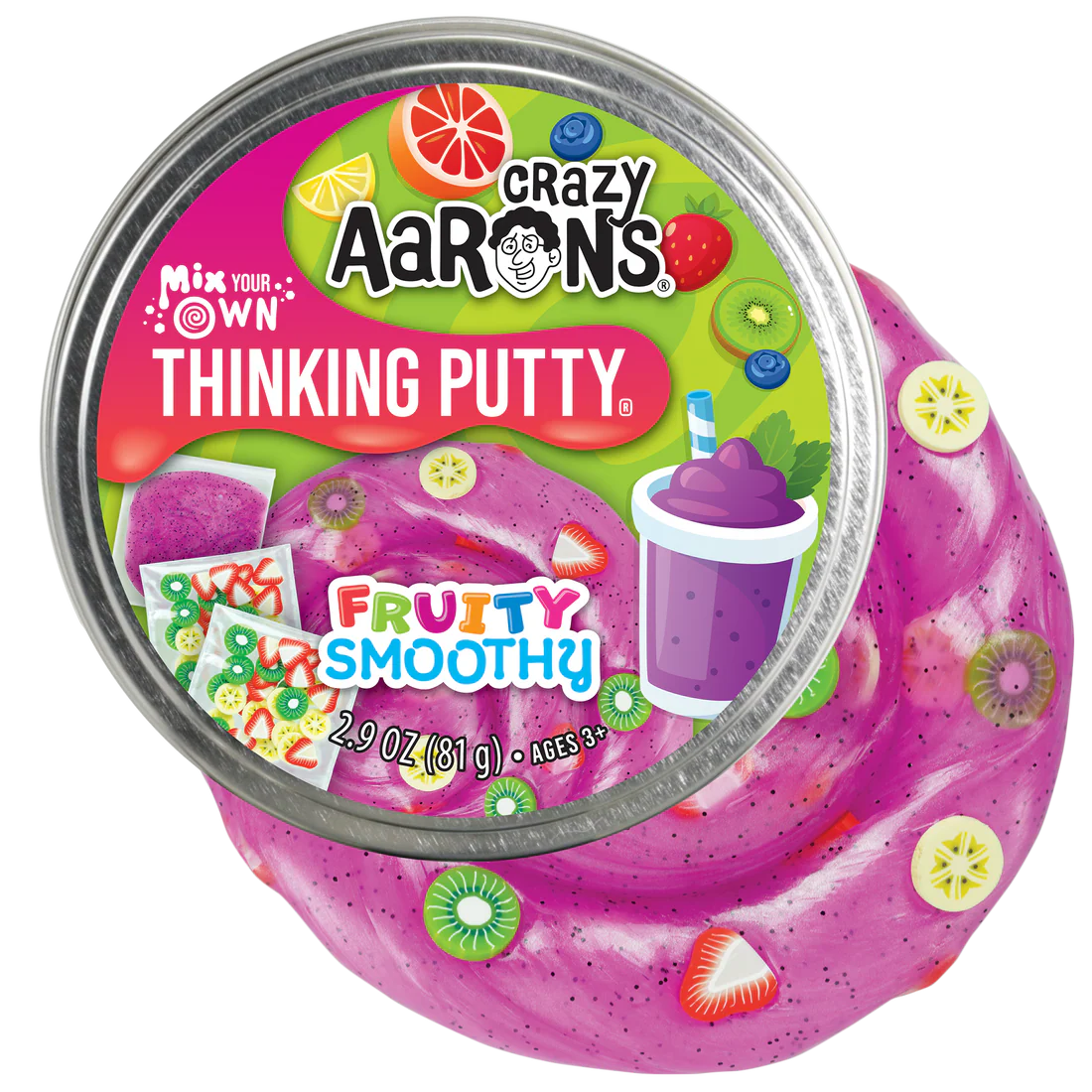 Crazy Aaron's Thinking Putty Mix Your Own / Fruitie Smoothie