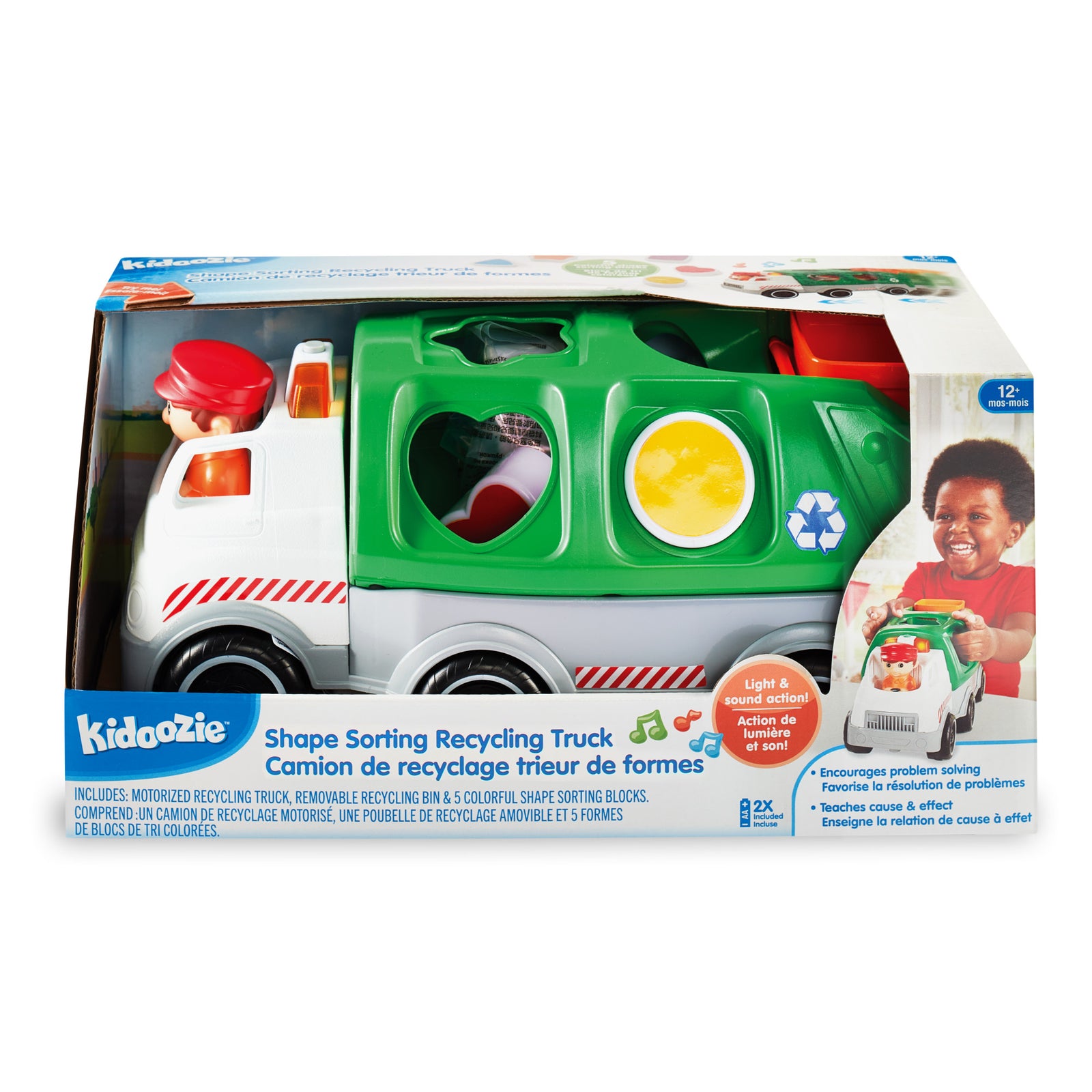 Shape Sorting Recycling Truck Play Set