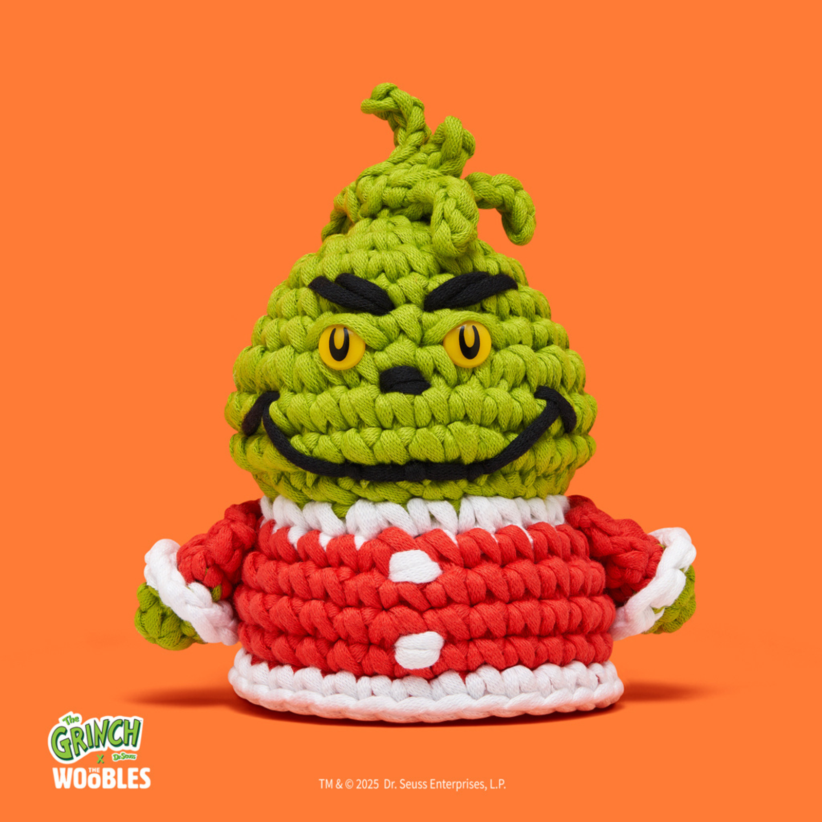 Woobles Beginner Crochet Kit - The Grinch