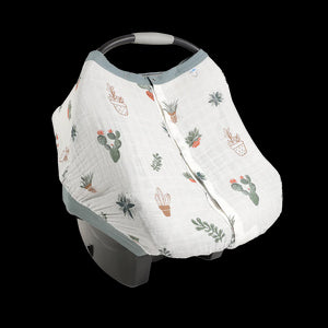 Little Unicorn Cotton Muslin Car Seat Canopy