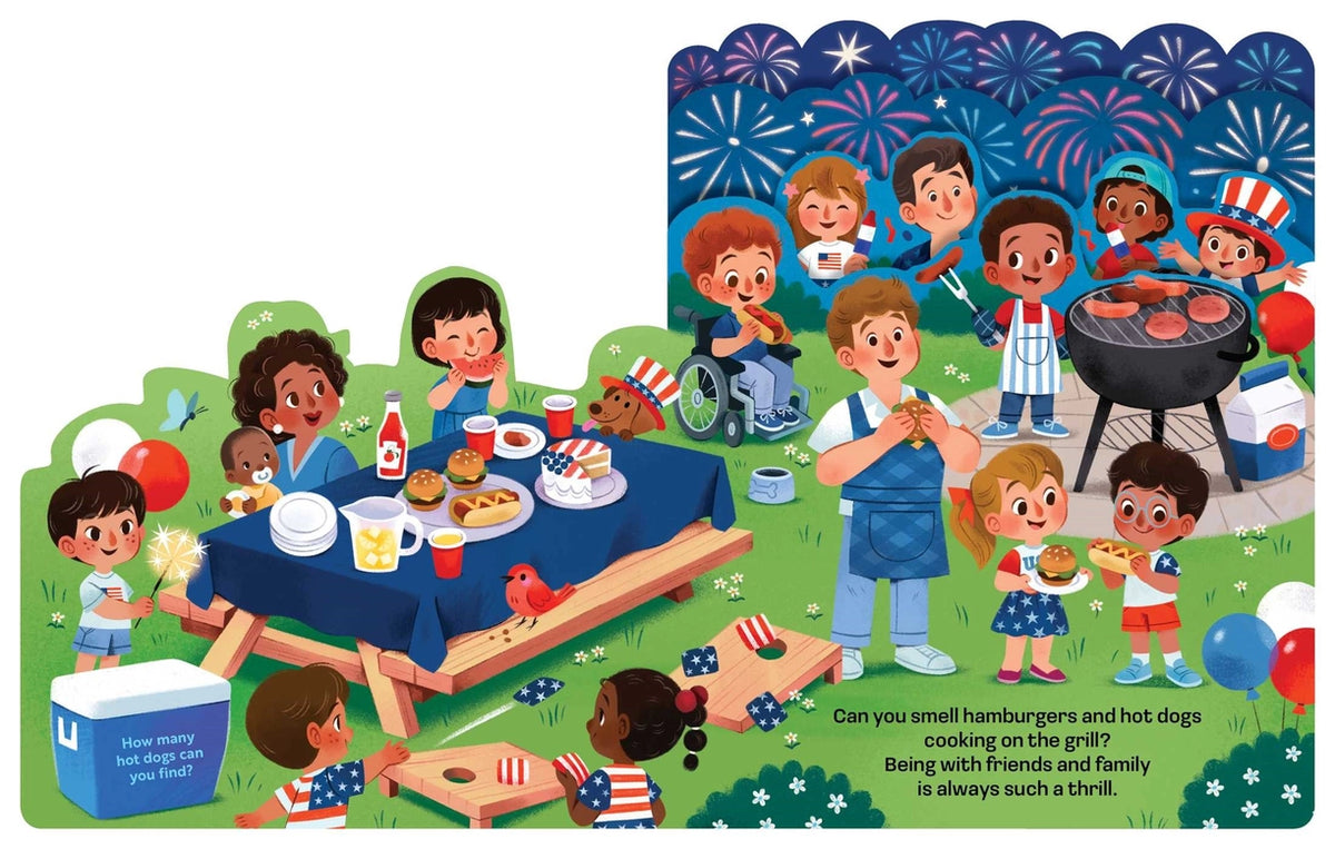 It's Time For Red, White, and Blue Board Book