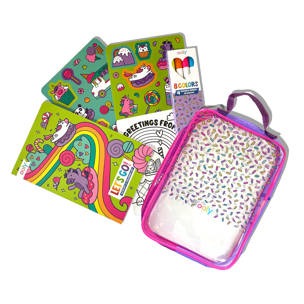 Ooly Let's Go! Activity & Coloring Kit