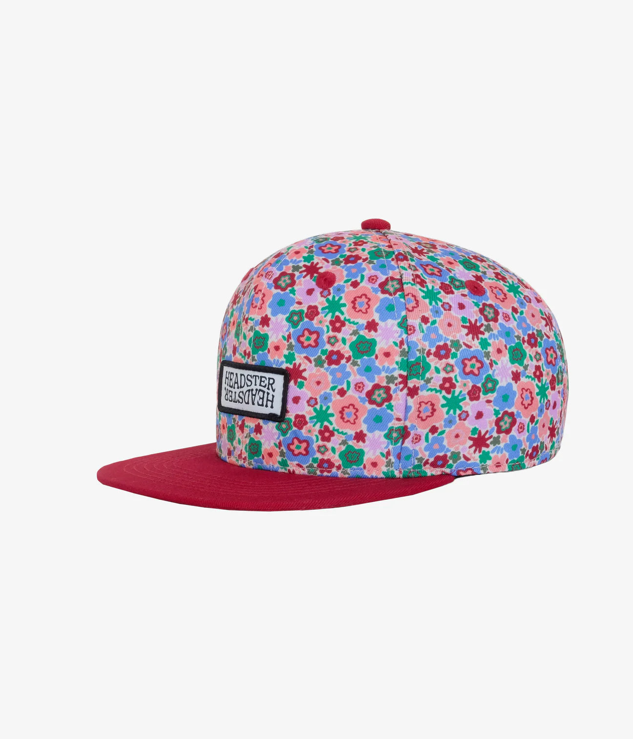 Headster Kids Floral Dream Snapback Hat / Merlot