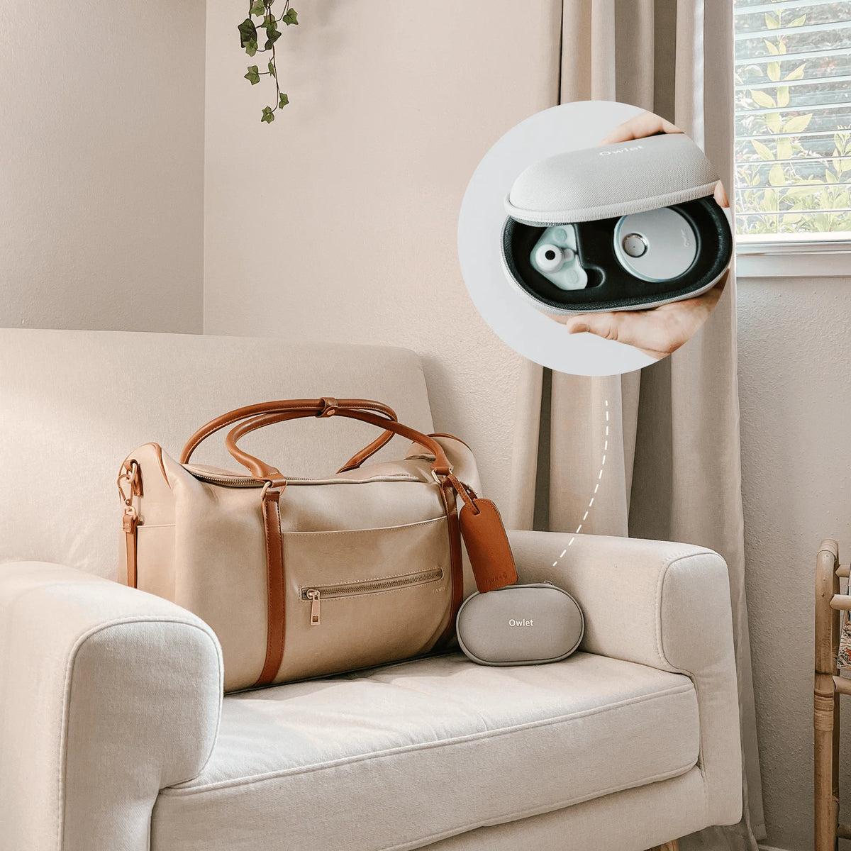 Owlet Sock Travel Case