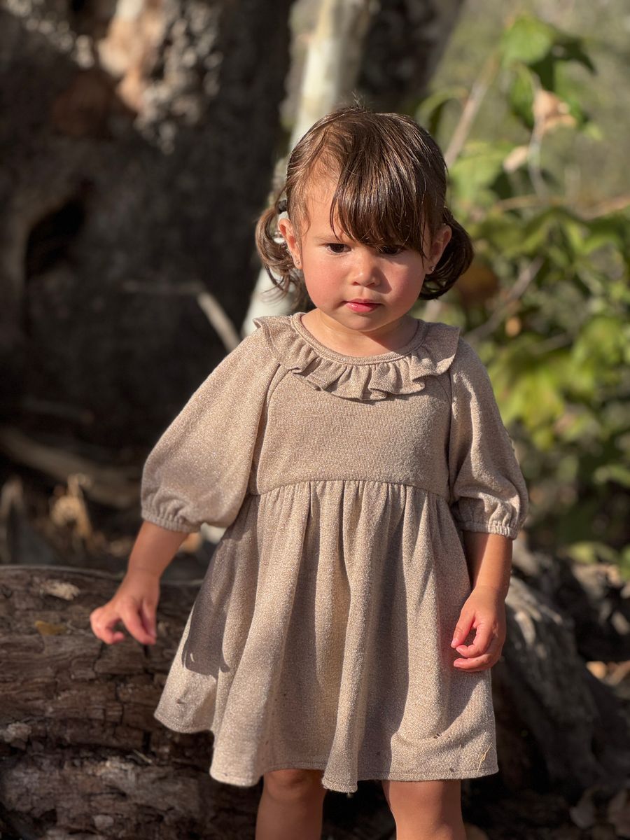 Vignette Aria Dress / Champagne Sparkle
