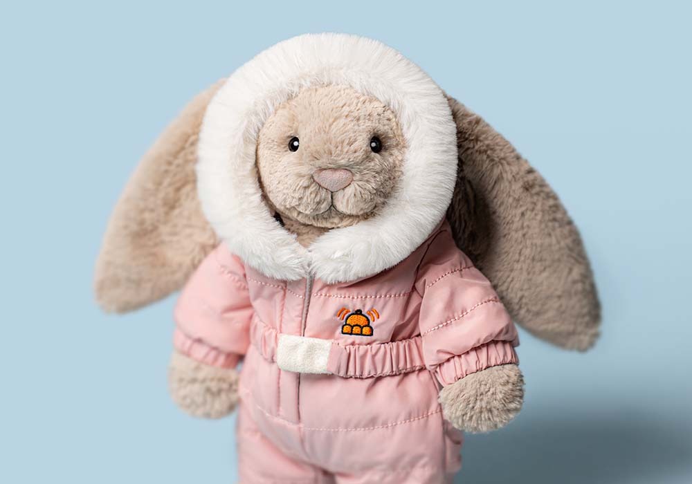 Jellycat Bashful Bunny - Snow Suit