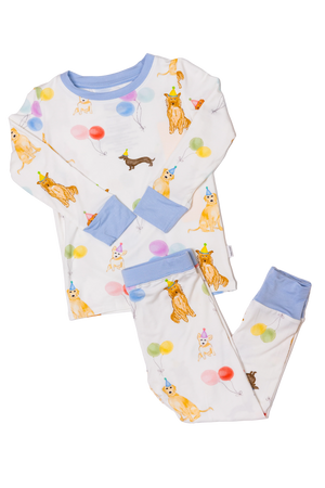 Long-Sleeve Pajama Set / Dog Party