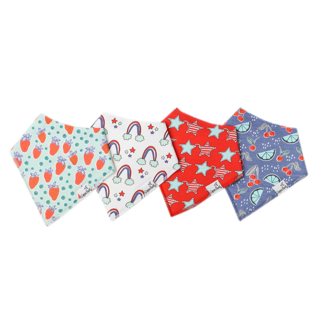 Copper Pearl Bandana Bibs / Liberty